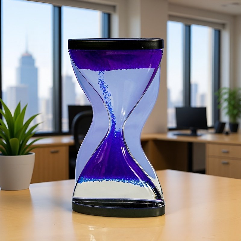 デスクやリビングに置けるユニークな砂時計タイマー