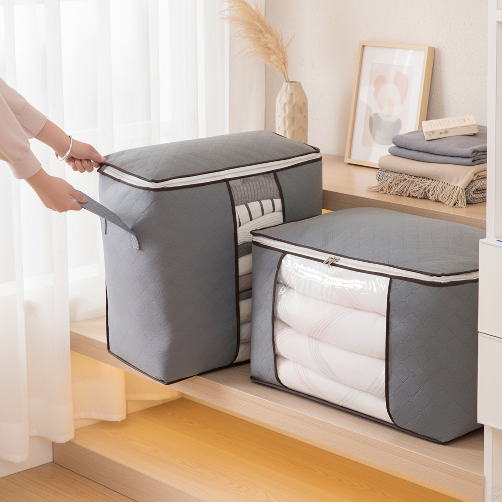 Sac en tissu pratique pour déménagement et emballage