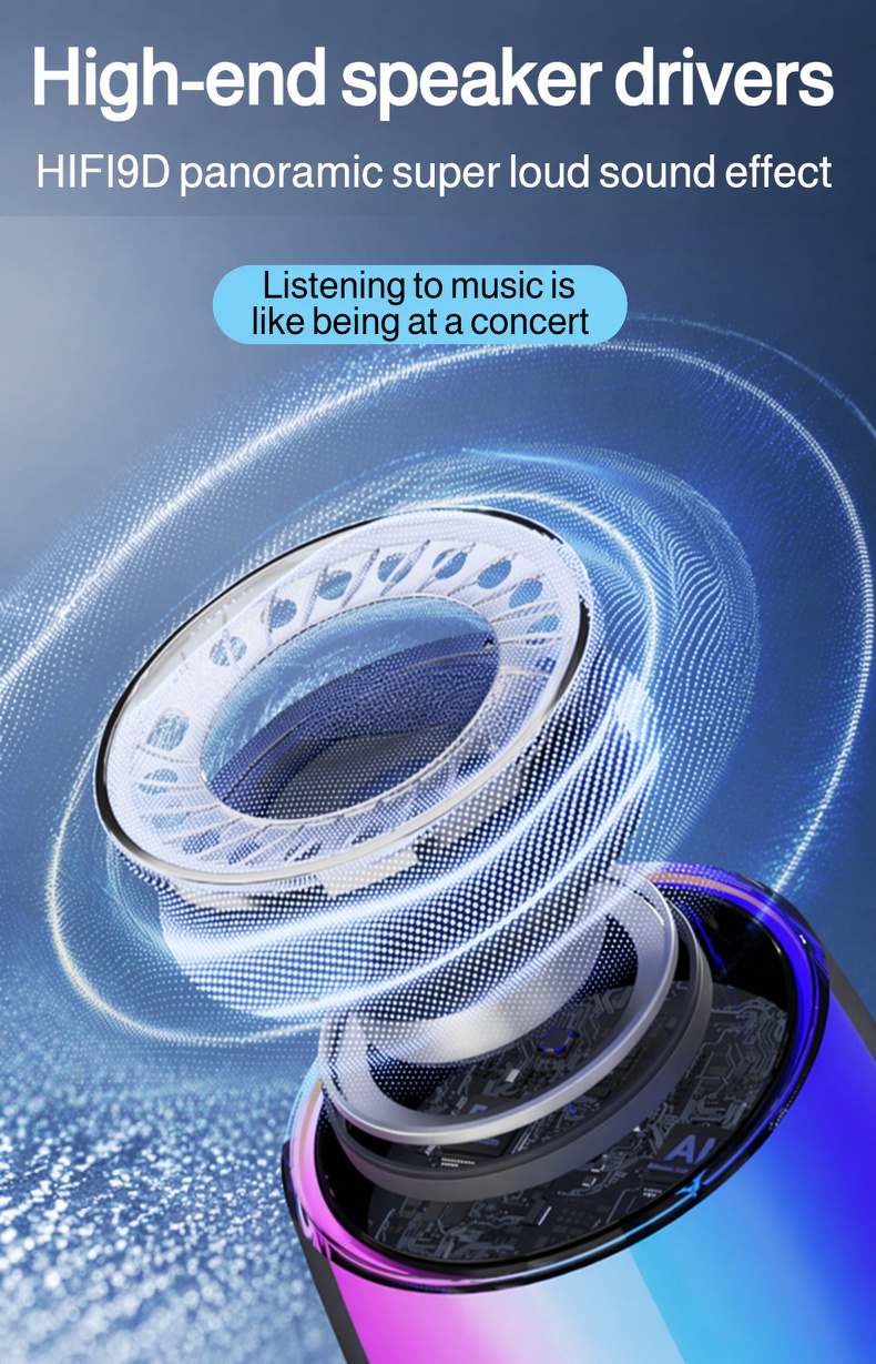 Close-up of subwoofer stand material