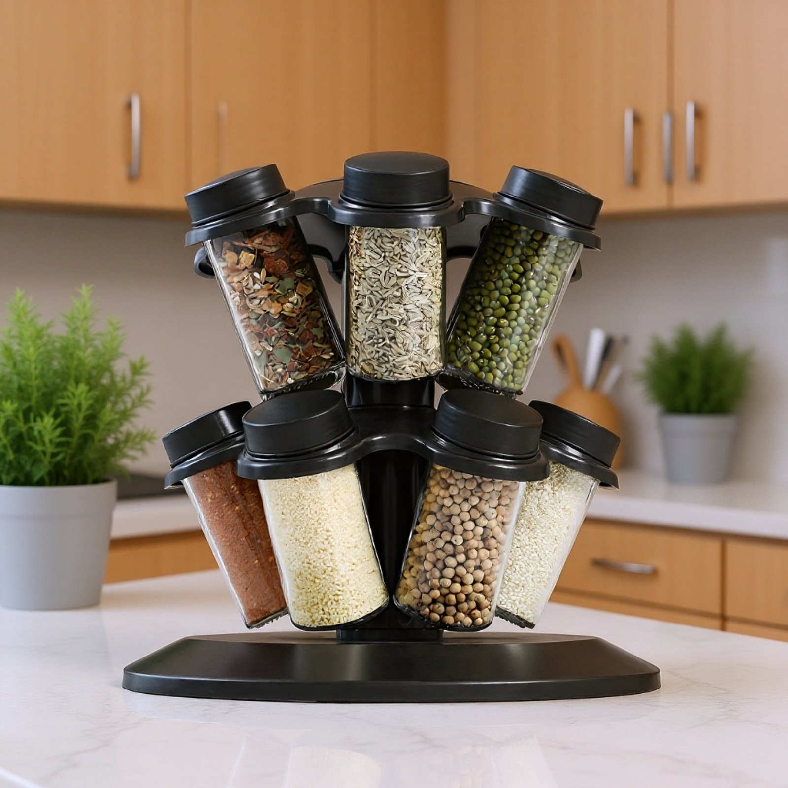 손쉽게 회전하는 조미료 랙 구조