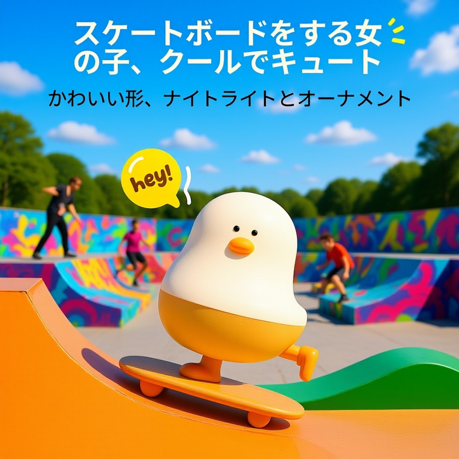  小さな鶏の創造的な夜のライト