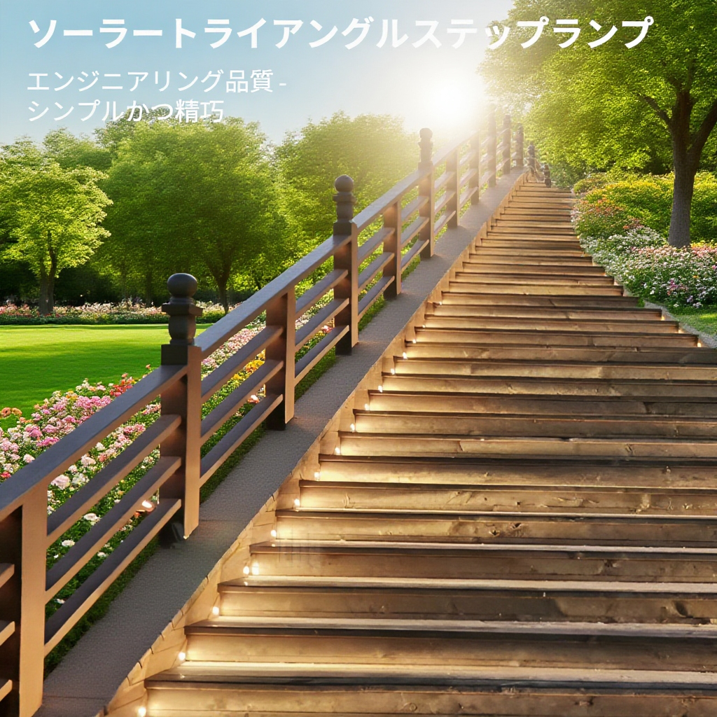 ソーラートライアングルステップライト