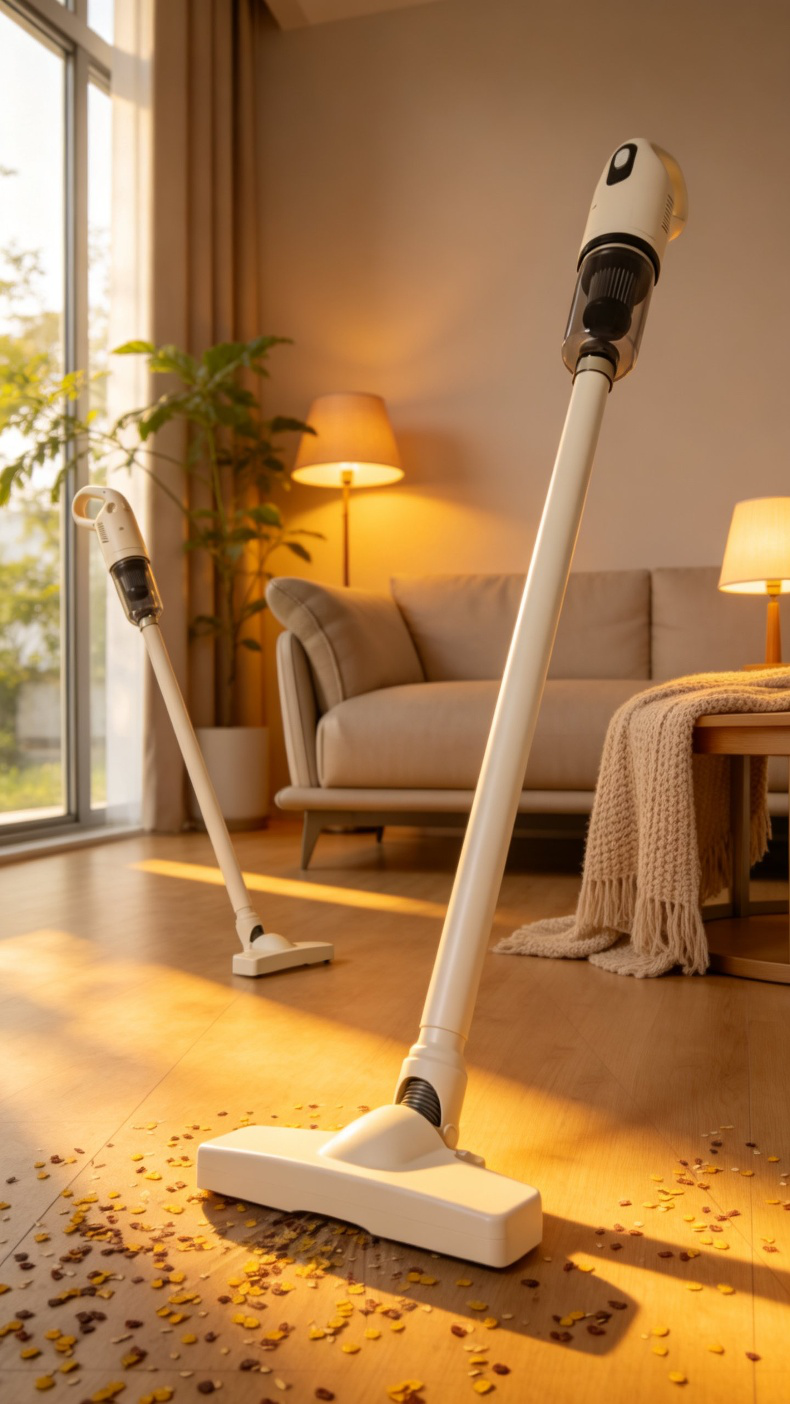Aspiradora inalámbrica 2 en 1 para limpieza húmeda y seca
