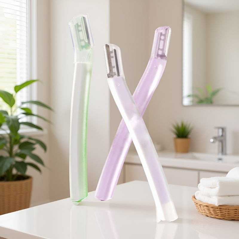 Augenbrauenschneider-Set für Anfänger, Makro-Rasierklinge, sicher und kratzfest