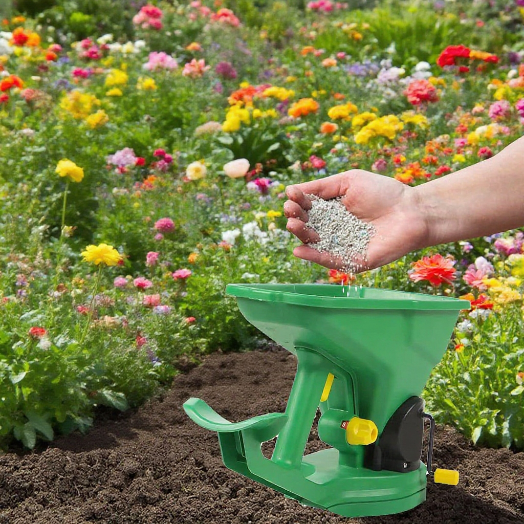 庭で使用できる種まき機