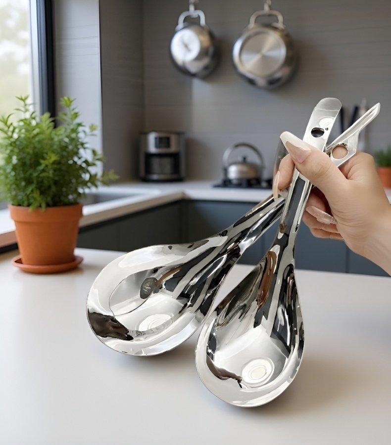 304 스테인리스 소재의 국자 상세 이미지