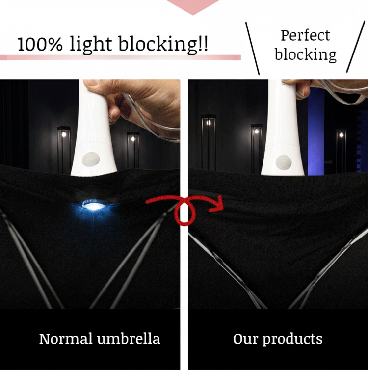 Portable Umbrella Sunscreen Vinyl Folding Mini Capsule Ultra Light Handle Finger Ring Umbrella