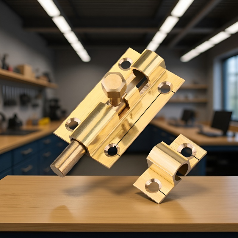 真鍮製の差し込み錠