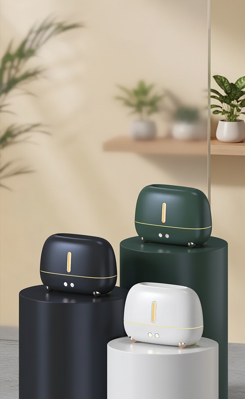 Difusor de aroma USB con efecto fuego realista para oficina