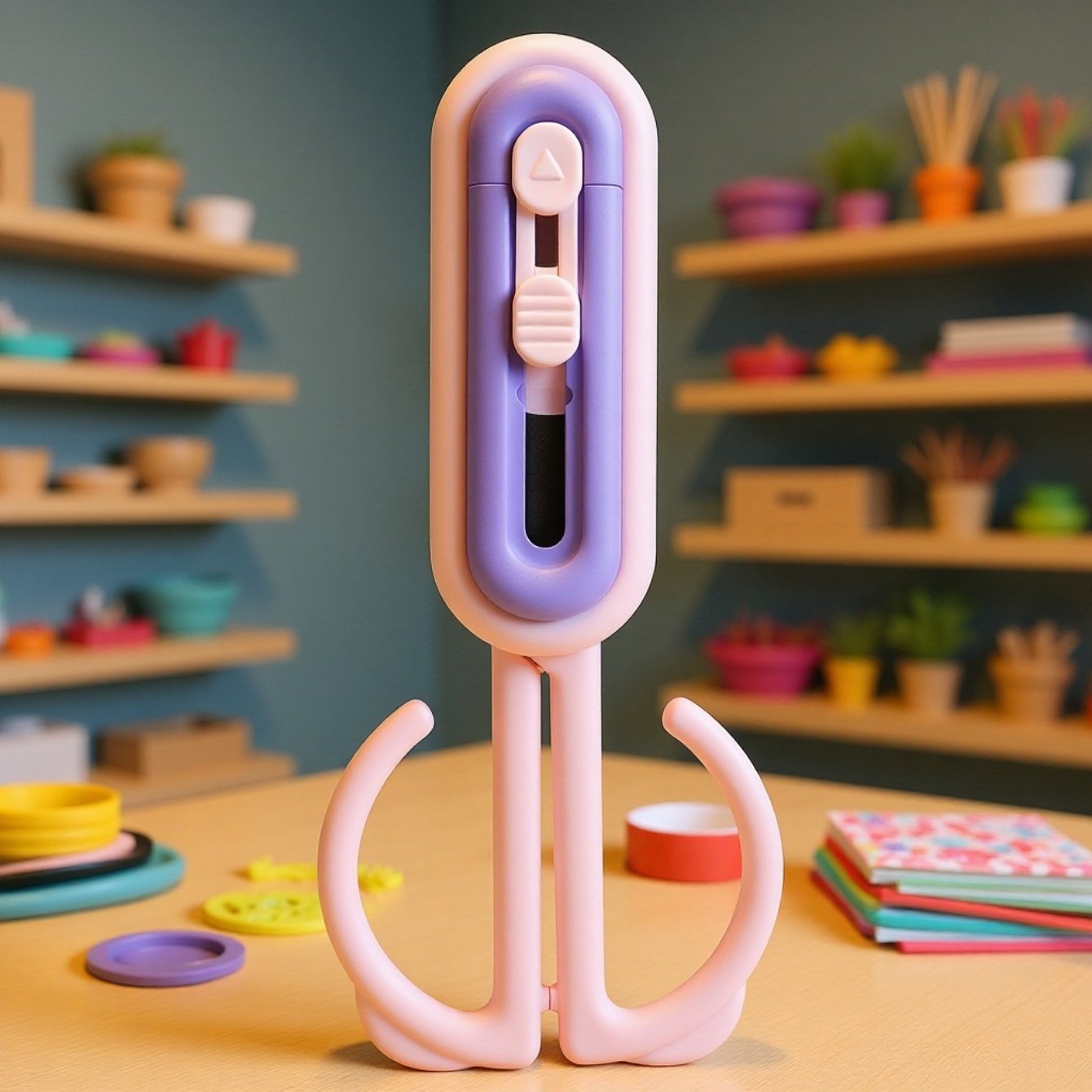 Magnetic Absorption Nano 2-in-1 Express Unboxing Scissors