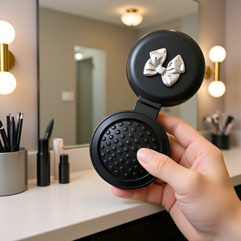 핑크색 귀여운 나비빗