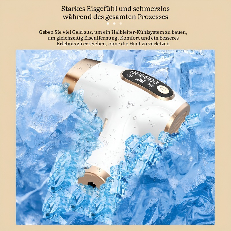 Epilierer Salonqualität HIPL Licht Heimgebrauch Epilierer VIO Korrespondenz Schmerzlose Saphirkühlun