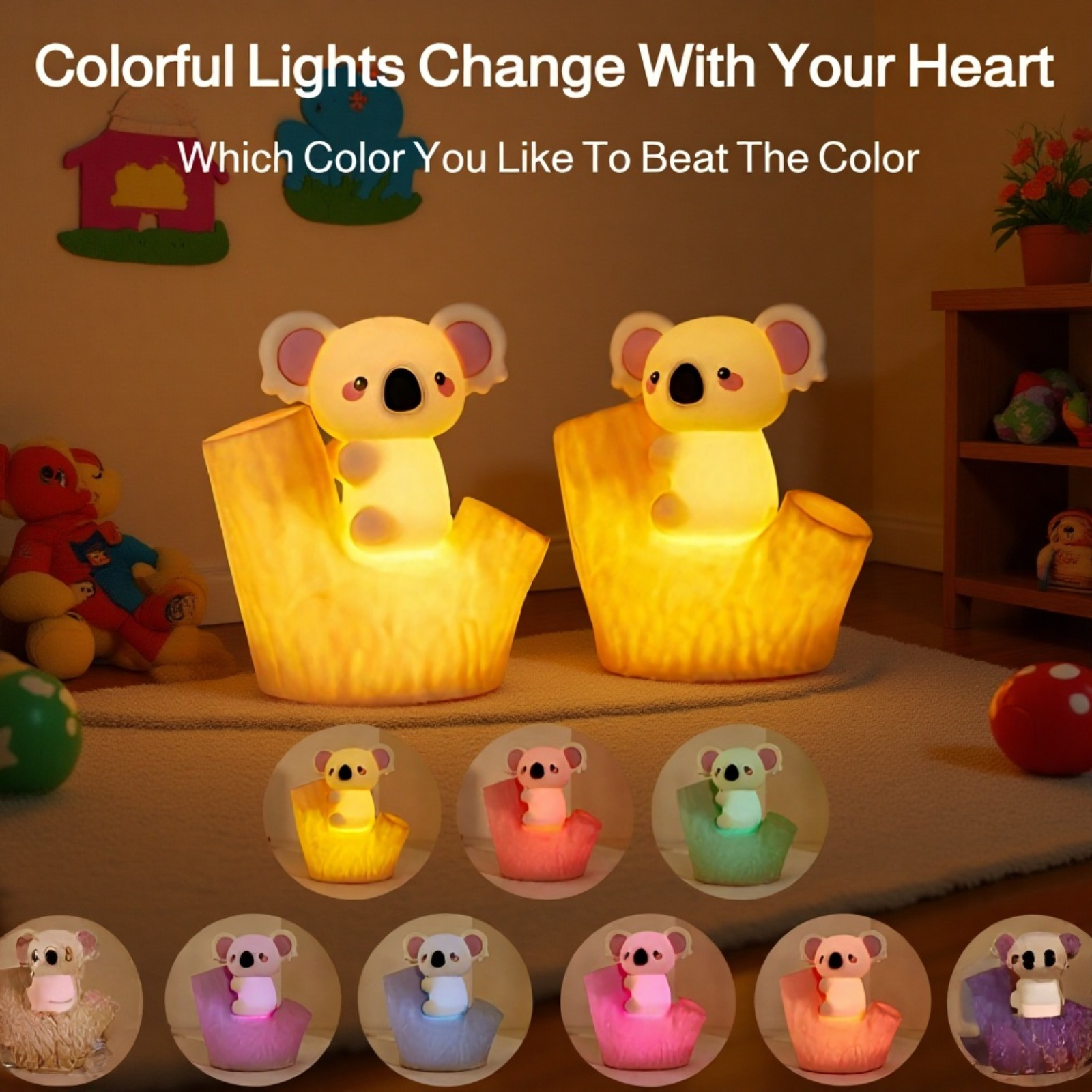 Cute animal-shaped nightlight for nursery decor