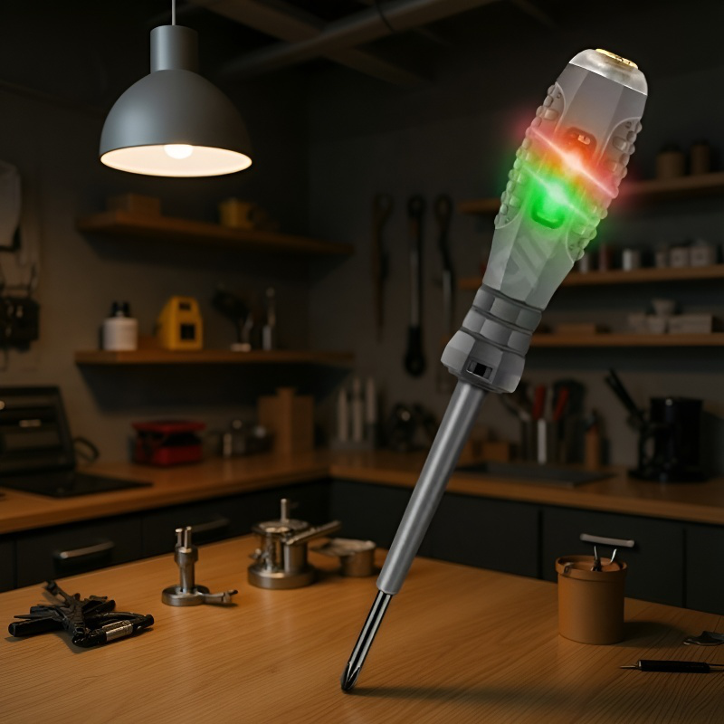 Electric test pen LED lights for voltage detection