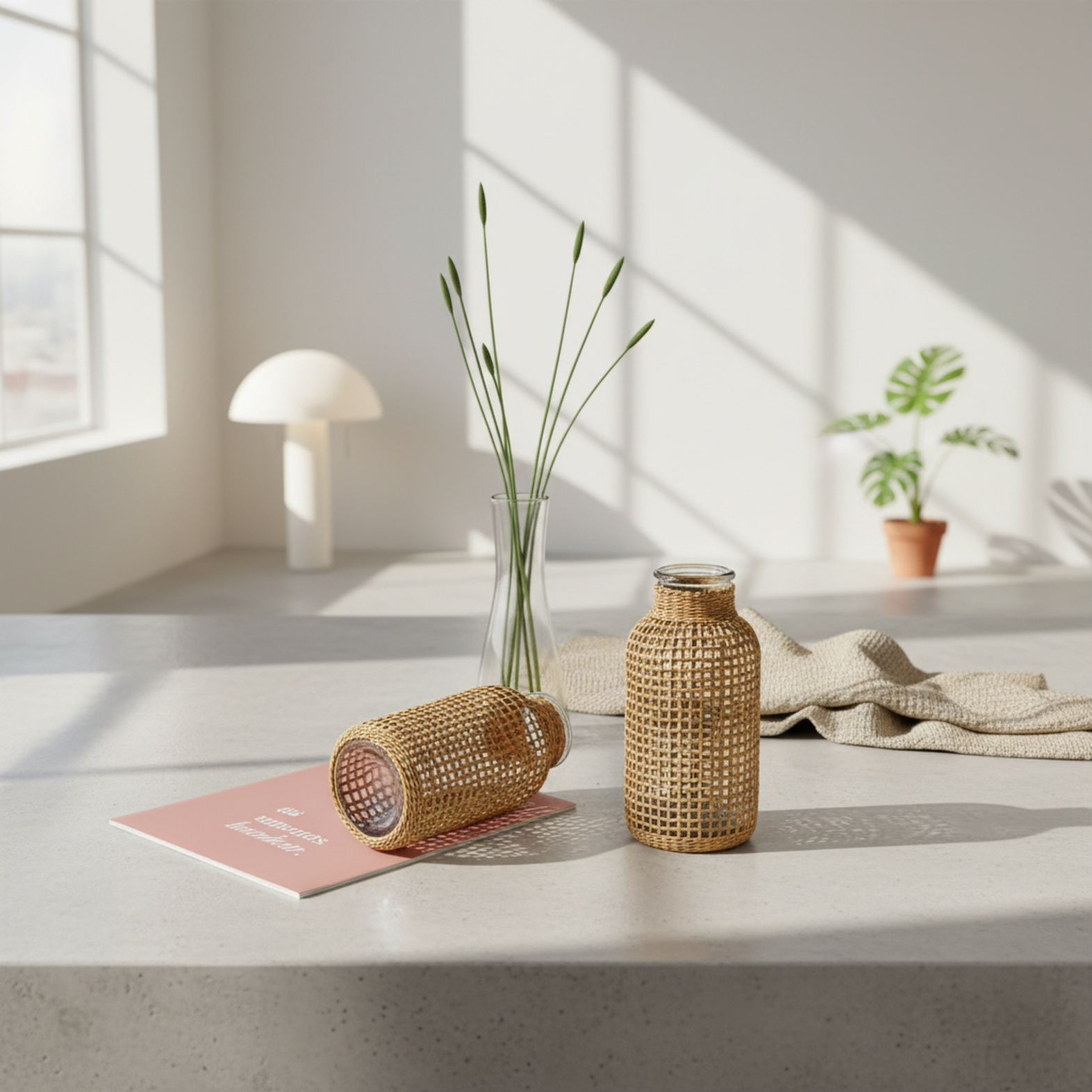 Décoration japonaise pour plantes aquatiques