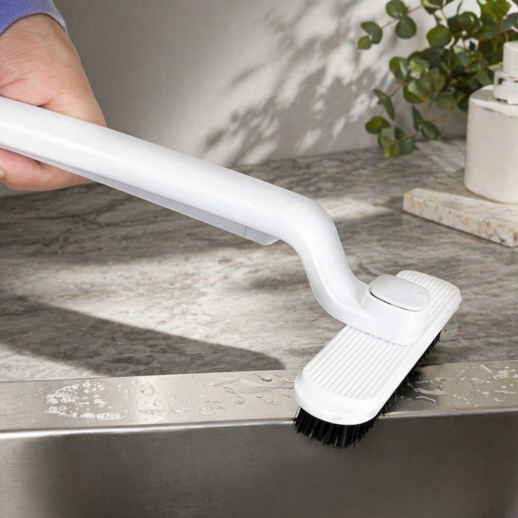 Zhongyue Multifunctional Board Gap Brush, 360° Rotating Toilet Brush, Bathroom Brush, Long Handle Cl