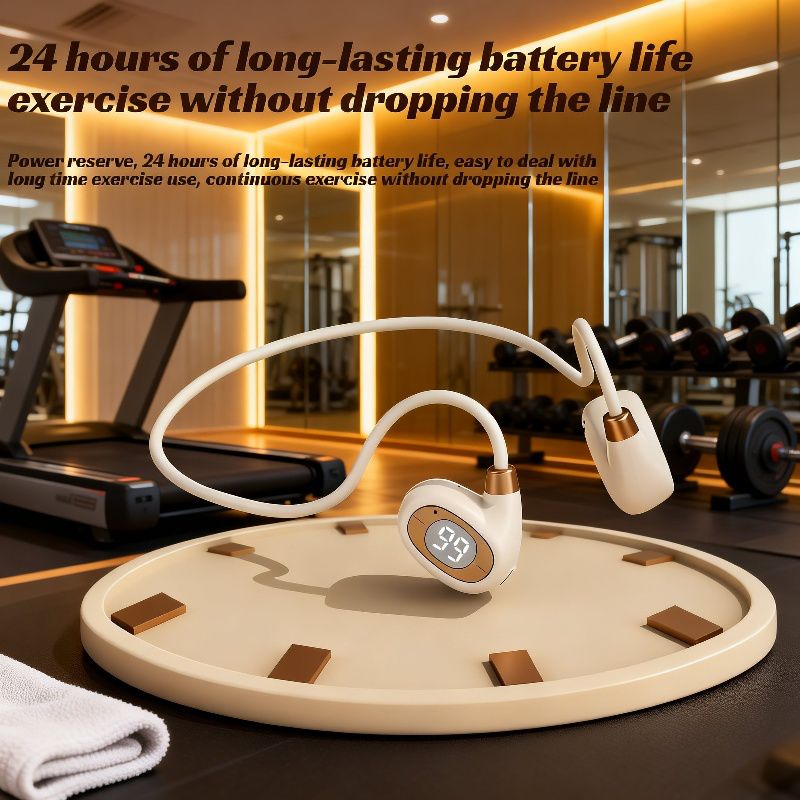 Bone Conduction Open-Ear Bluetooth Headset Anti-Noise Long Battery Life