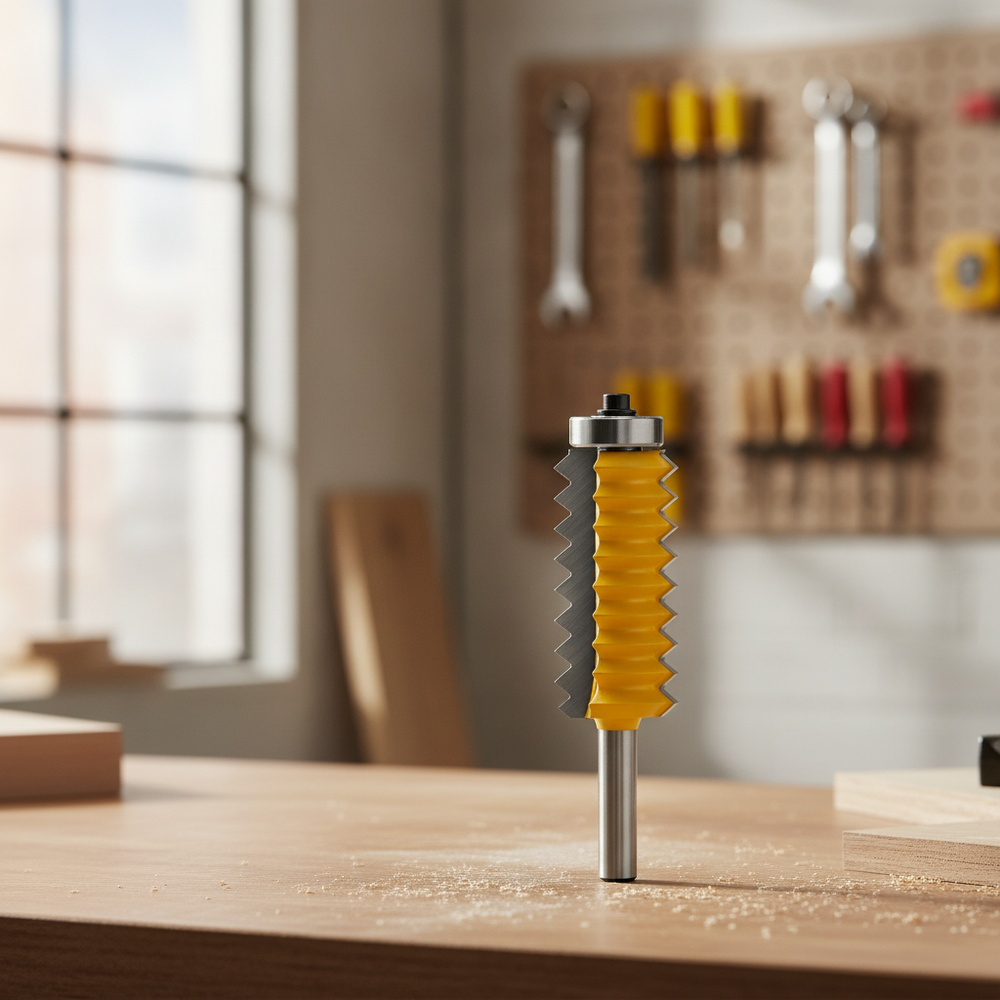 Mango de 8 mm Fresa multidiente para mortajar y espigar Fresa para trabajar la madera Fresa de línea