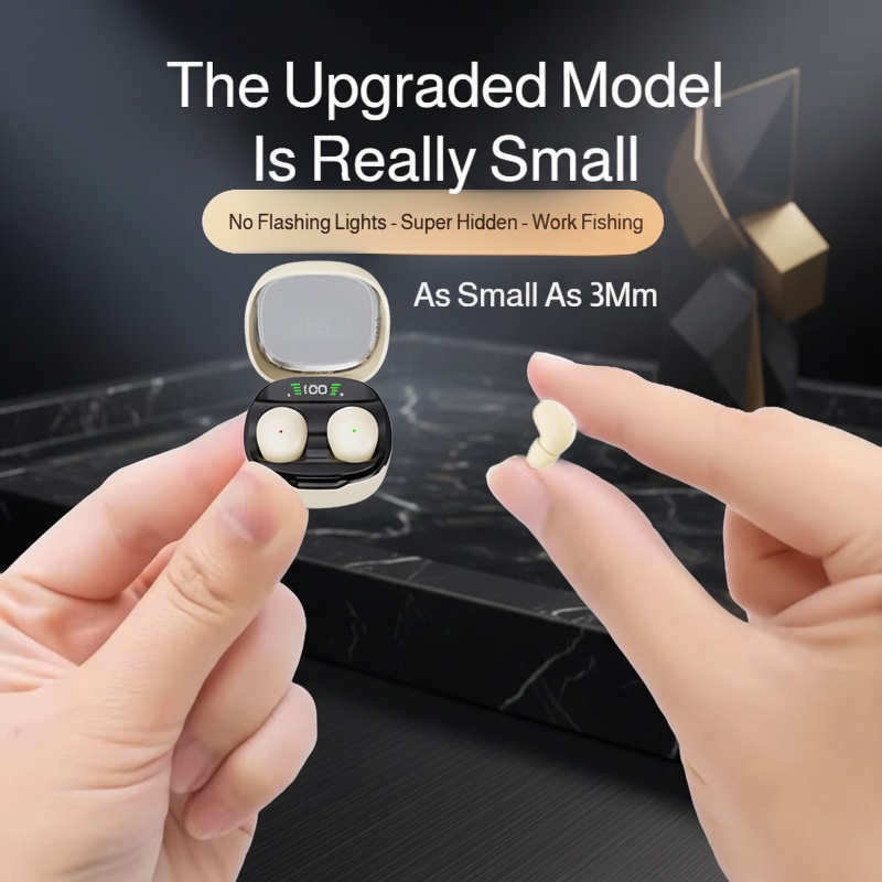 Ultra-mini wireless Bluetooth earbuds for sleep, ultra-thin, painless, comfortable for side sleeping