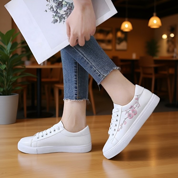 白いスニーカー