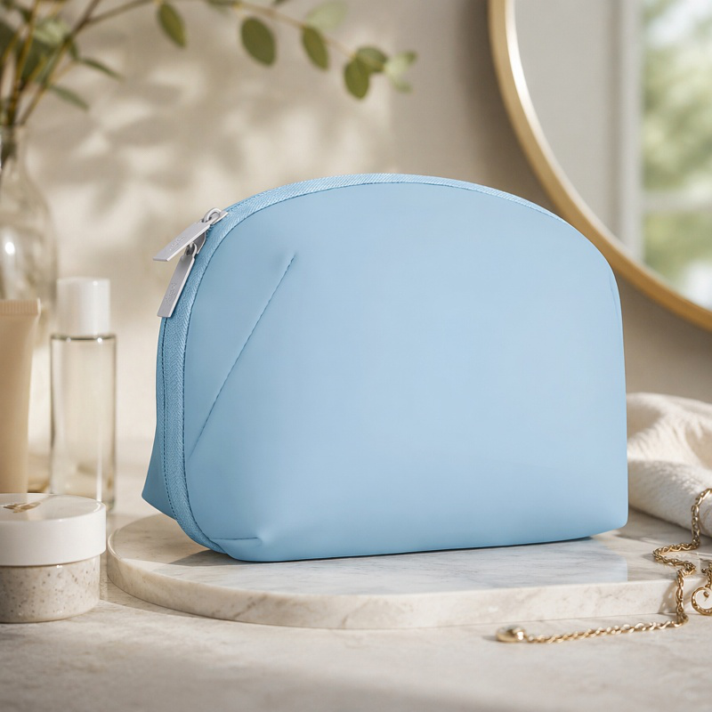 Compact PC accessory storage case in suitcase