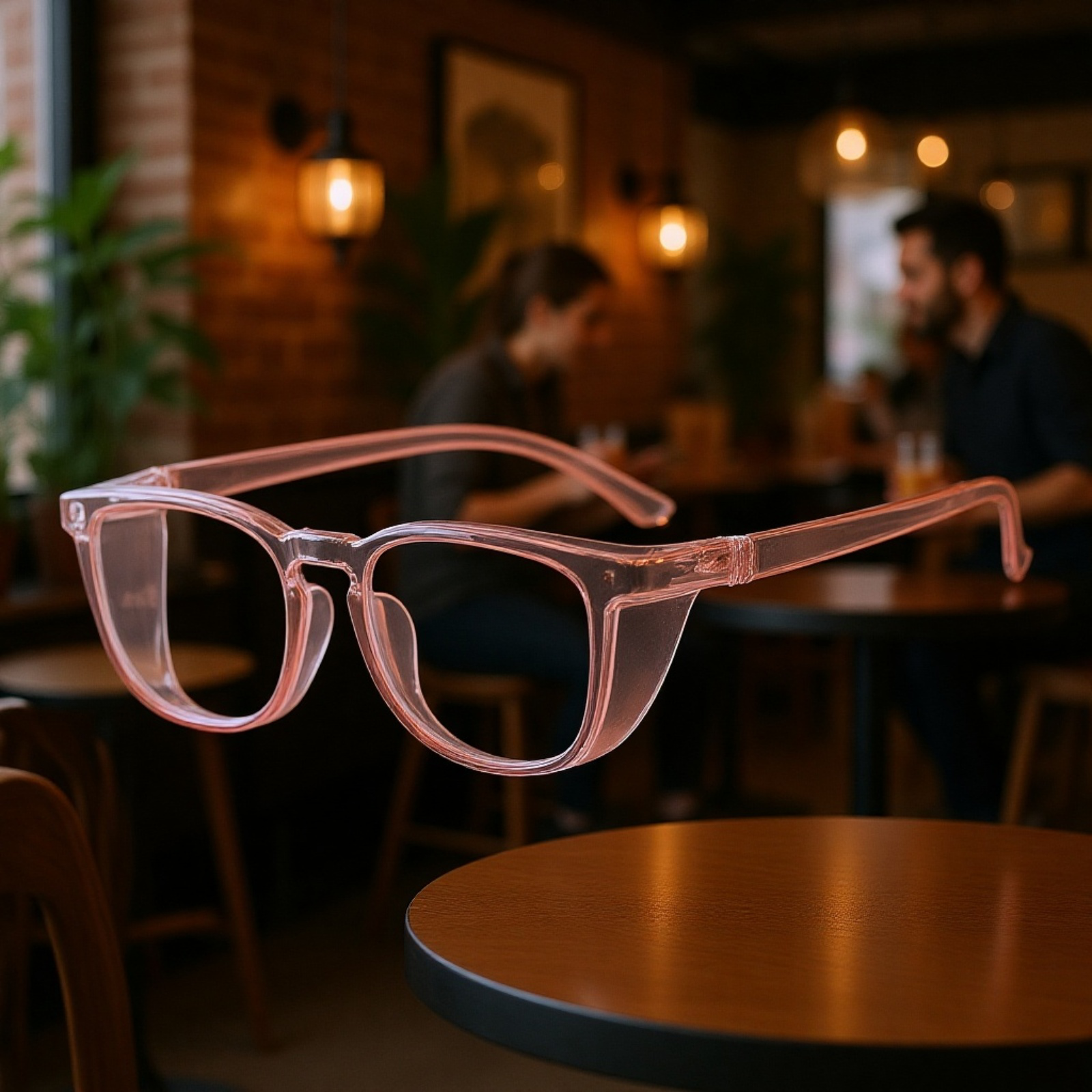 花粉症用保護メガネ 飛沫防止曇り止めレンズ