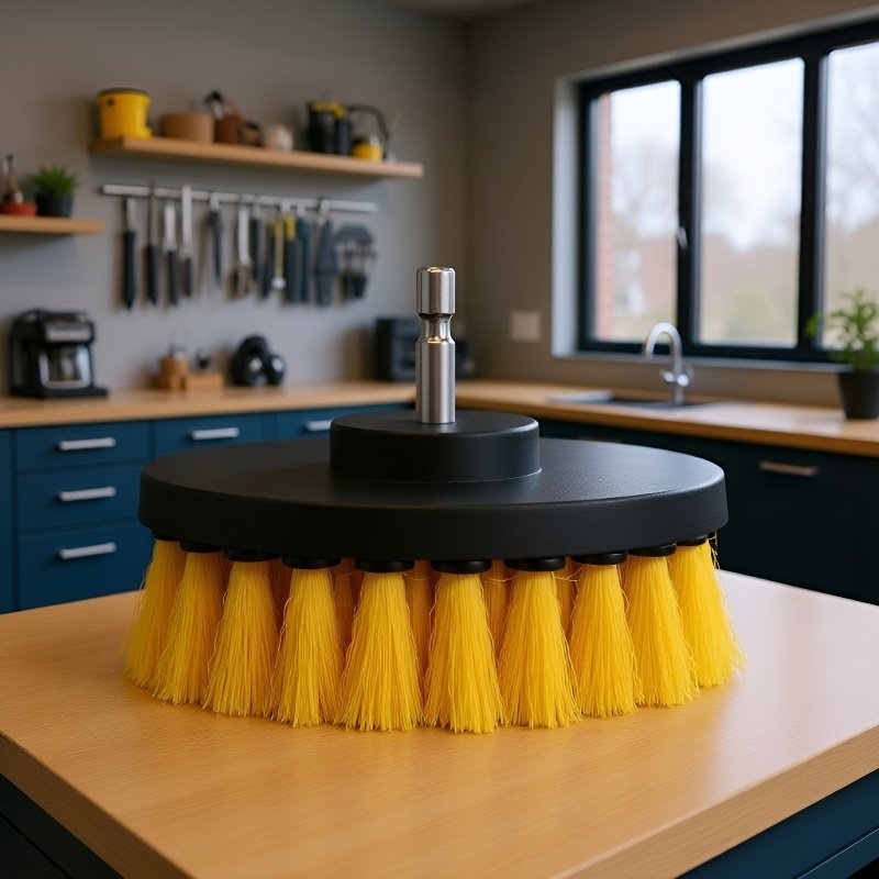 Drill Powered Multi-Function Cleaning Kit for Carpet & Car Detailing full set