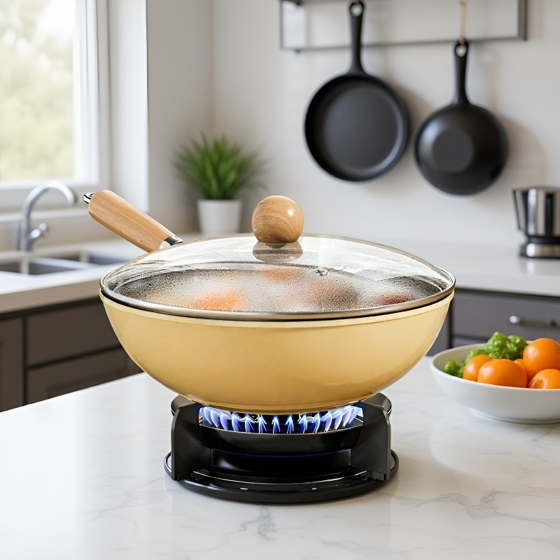 가정용 세라믹 프라이팬 가볍고 무코팅 인덕션 적용 전용 프라이팬 세라믹 프라이팬 인간용 논스틱팬