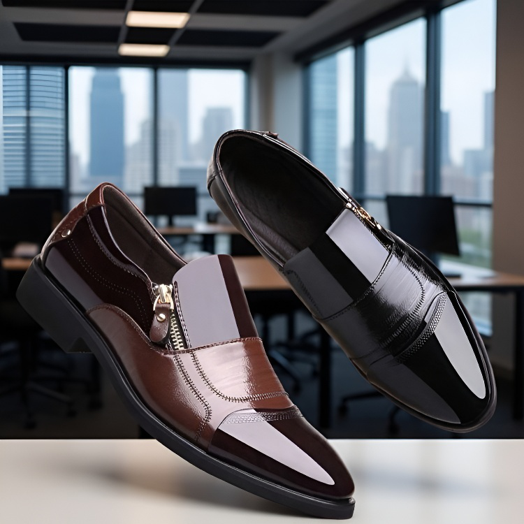ビジネス メンズ コンフォート 大きいサイズ ポインテッドトゥ ビジネス 革靴 快適なビジネスシングルシューズ フォーマルな大きいサイズの紳士靴