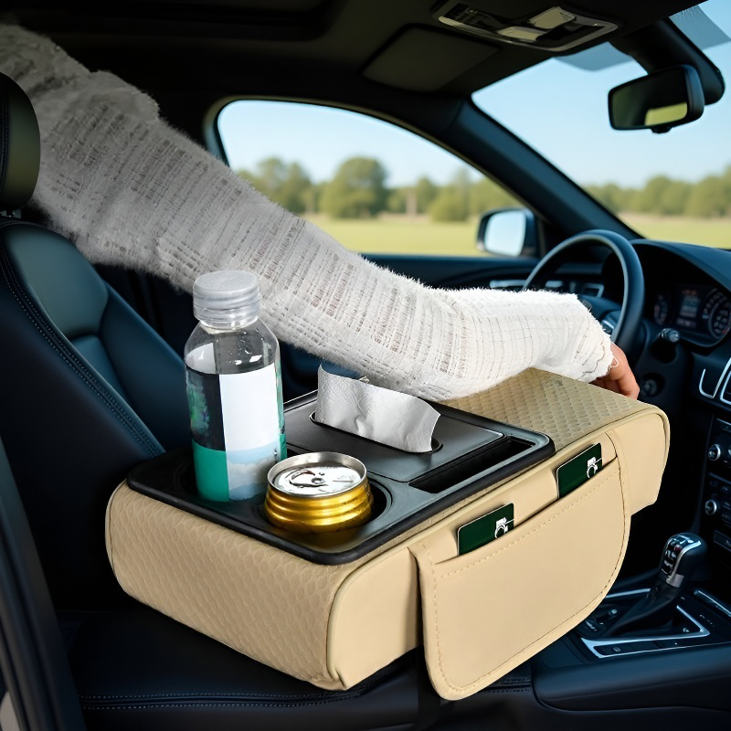 Protector de reposabrazos para coche 2025, diseño grueso y elevado