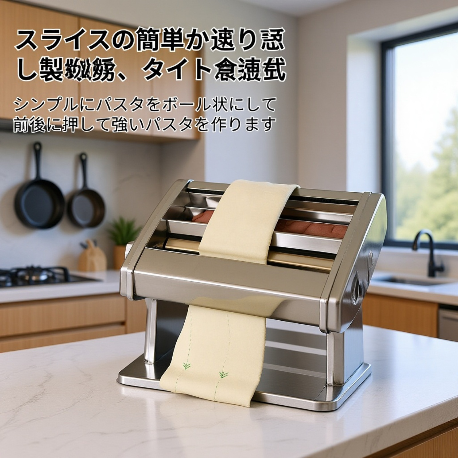 麺機 手動麺プレス機 家庭用小型多機能麺プレス 餃子皮機 昔ながらの麺製造機