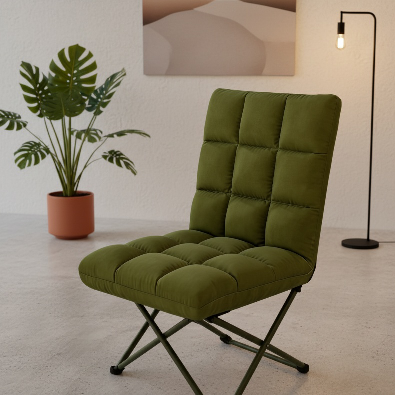 Fauteuil de fenêtre japonais paresseux, chaise tatami à dossier pour une personne