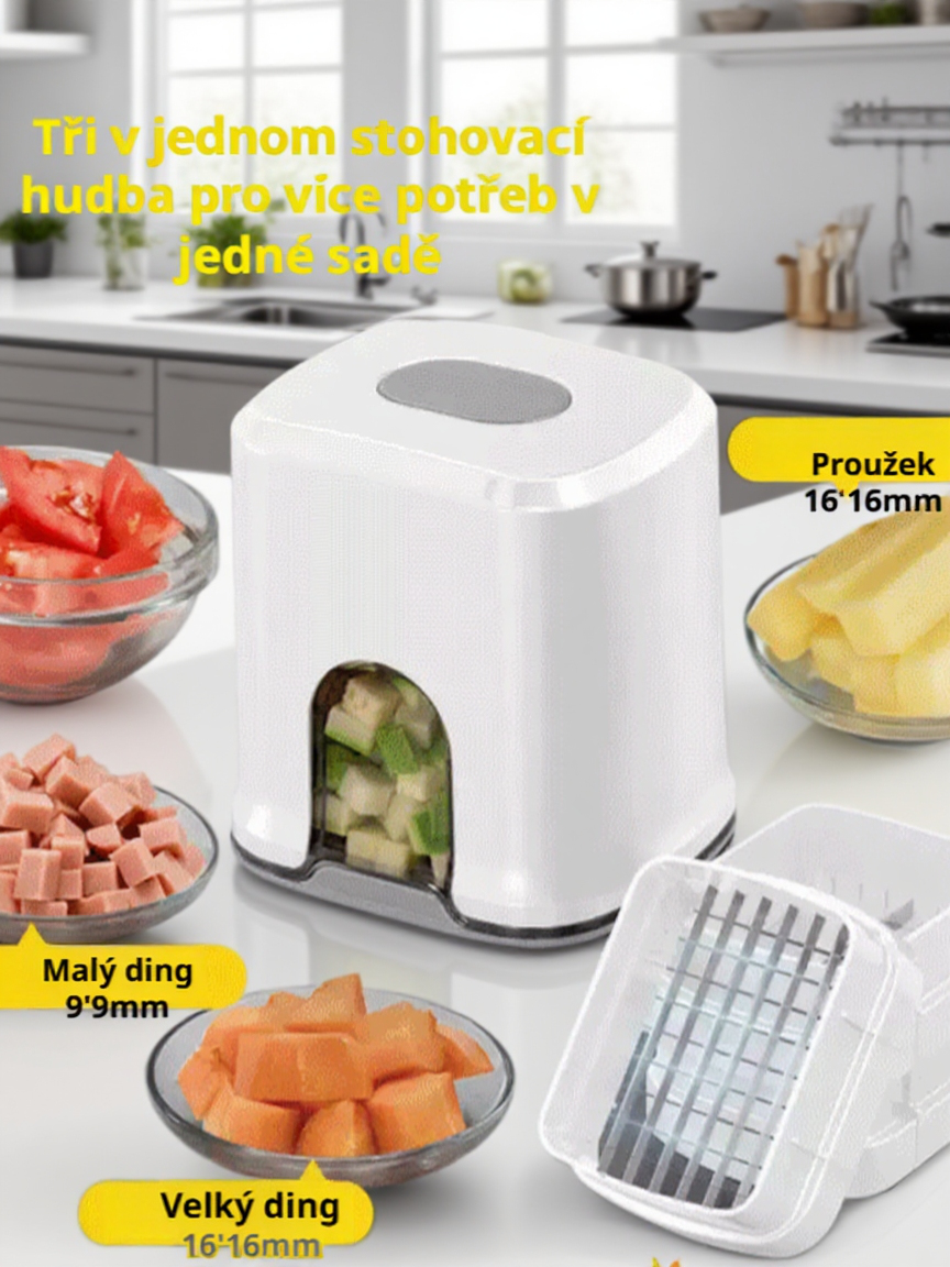  Multifunkční kuchyňský kráječ na proužky pro domácnost