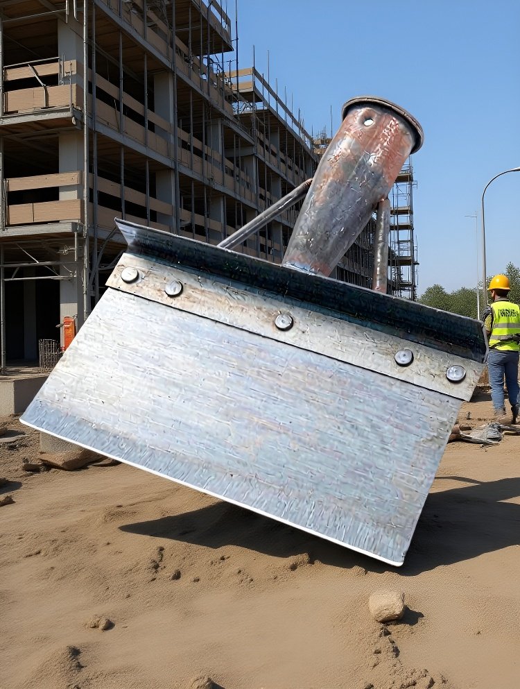 清潔鏟刮除玻璃污漬示意