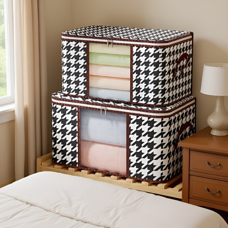 가정용 초대형 의류 정리 가방 면 이불 가방 수납함 방습 방진 수납 가방 전용 수납 이사 초대형 수납함