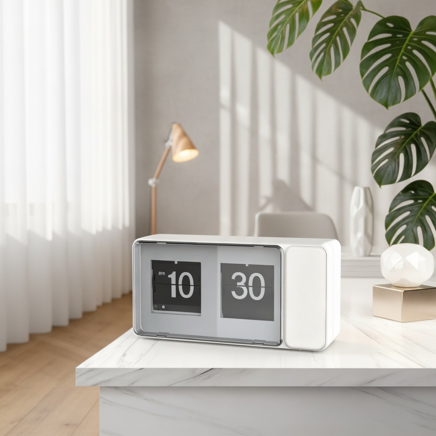 Reloj digital tipo página en colores macaron para dormitorio y estudiantes