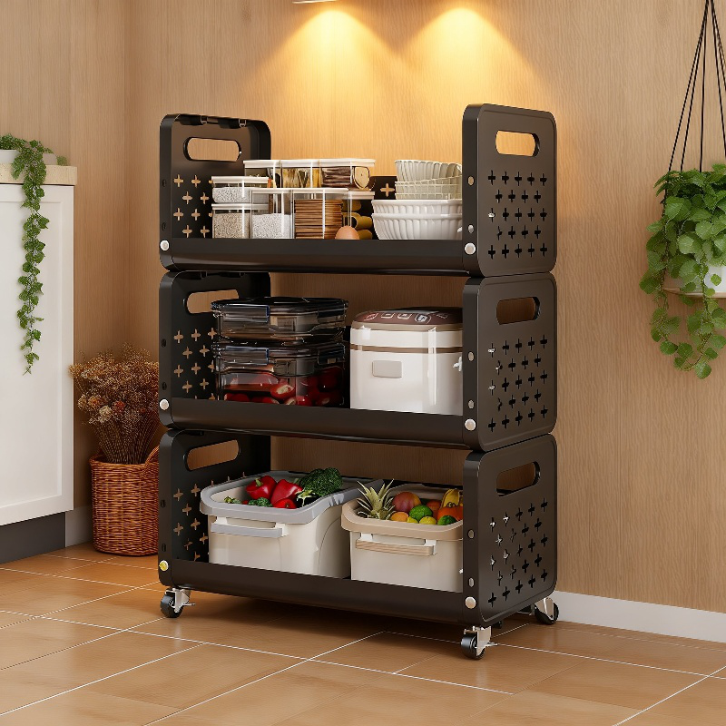 多段キッチン収納ラック