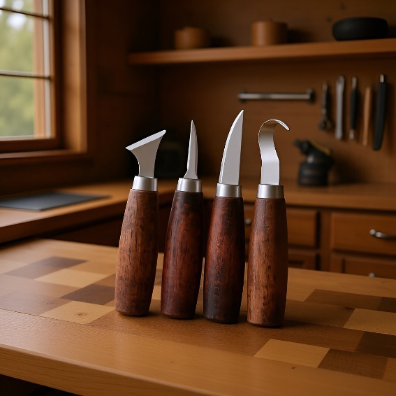 Accesorios incluidos en el set de herramientas para tallar