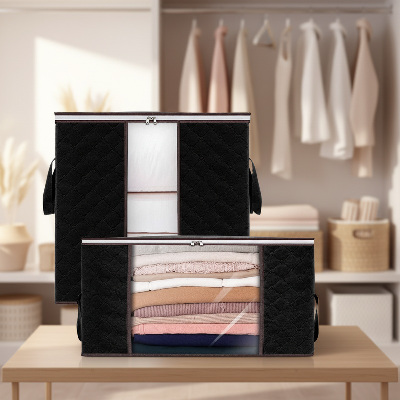 Decken und Kleidung Organizer Tasche aus Vliesstoff