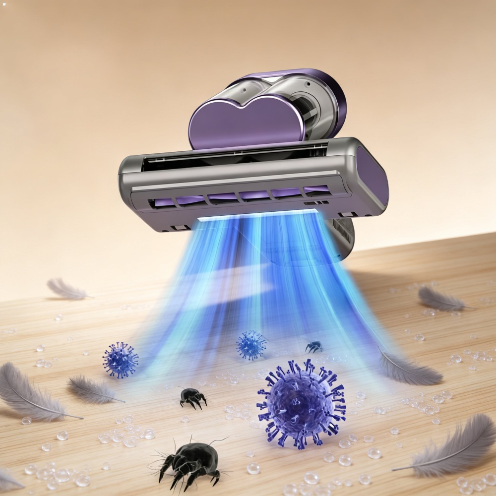 High-Efficiency Home UV Vacuum Cleaner for Mattress, Powerful Bed Dust Mite Removal