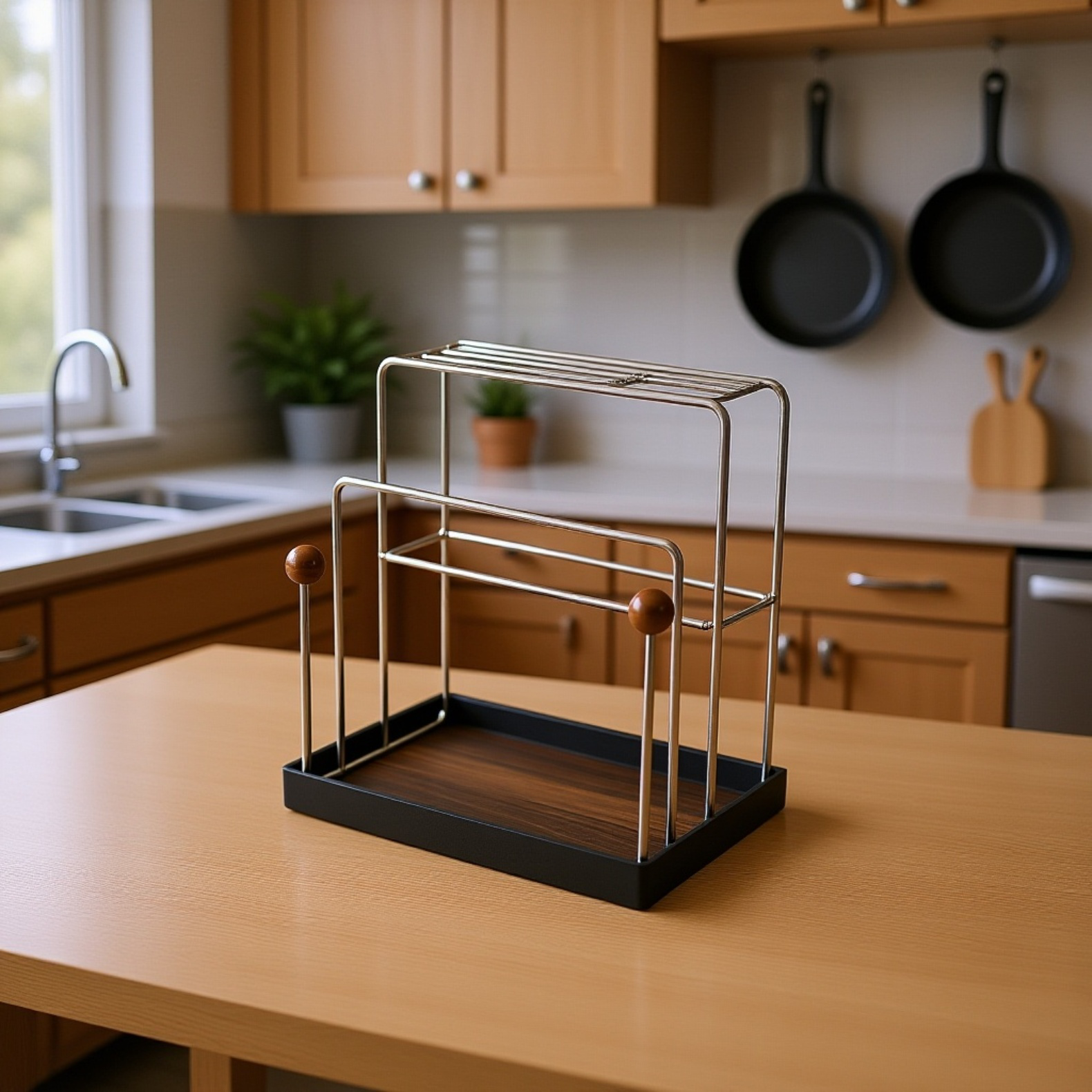 ステンレス製ナイフホルダー キッチンナイフラック 収納ラック 家庭用排水カウンタートップ 野菜ナイフホルダー 専用収納ラック