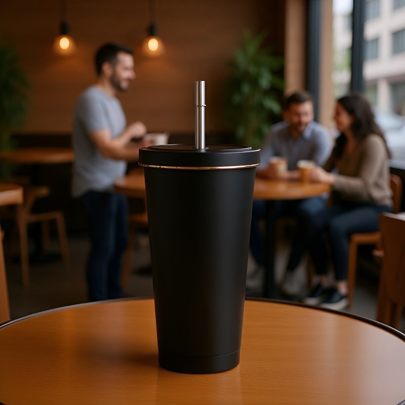 كوب ماء متين للاستخدام اليومي والسفر