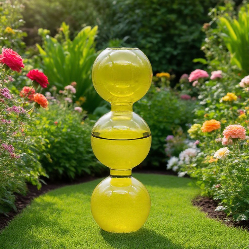 インスタイルバブル花瓶 透明ガラス ドライフラワー用 リビングルーム装飾