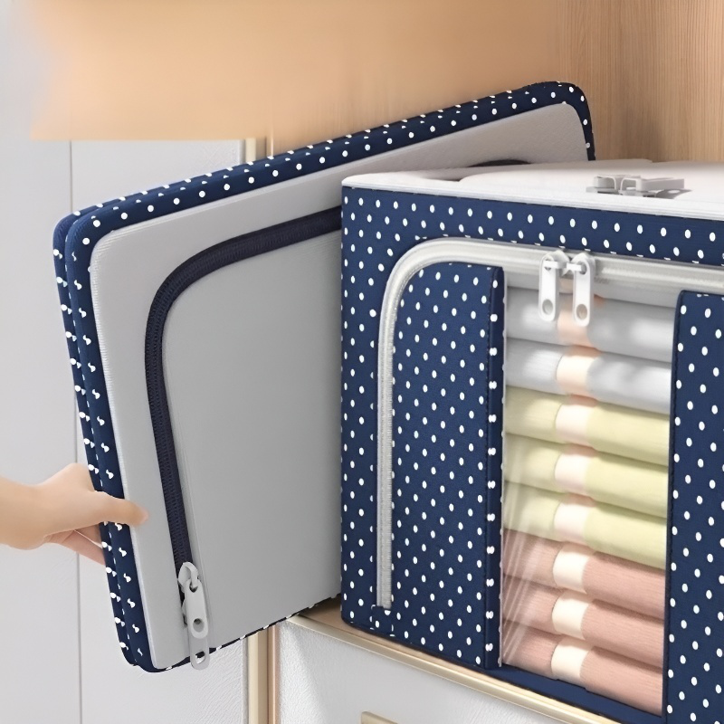 Caja organizadora grande y plegable de tela Oxford JMY