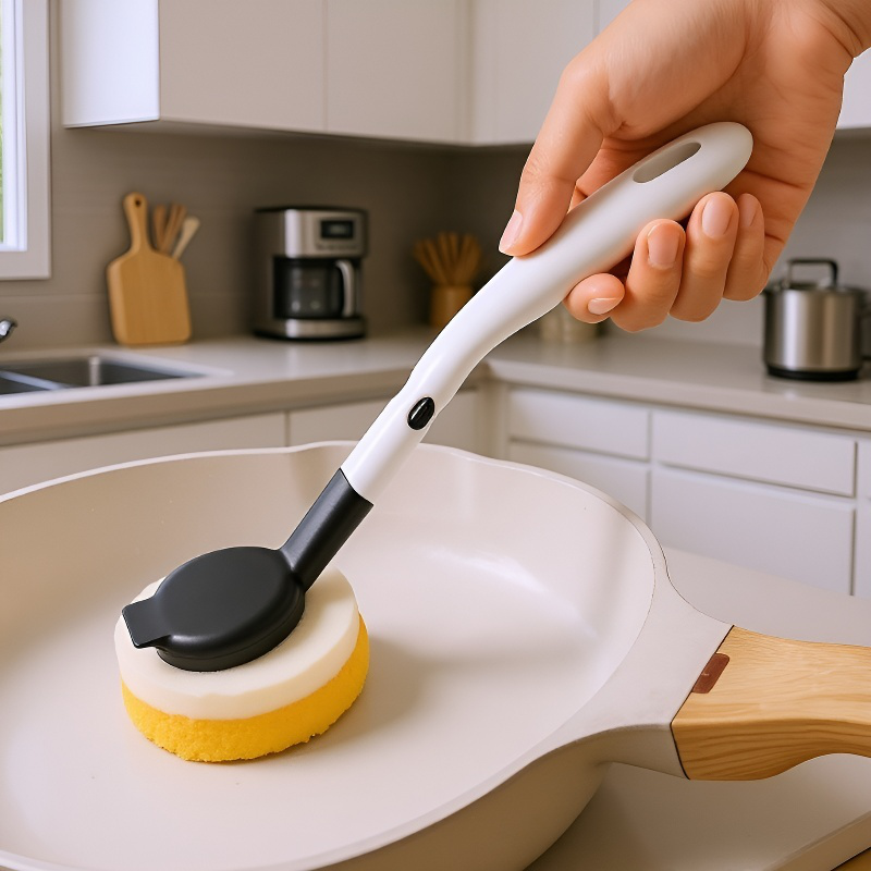 家庭用鍋・食器用ブラシ キッチン用多機能ブラシ