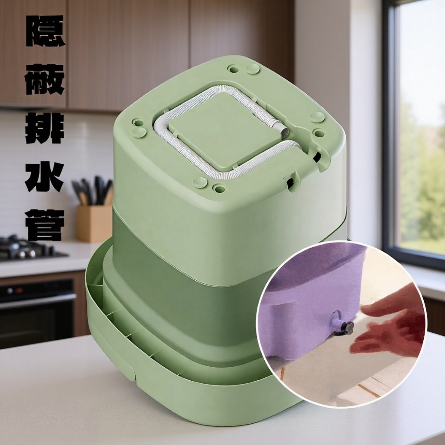 家庭用小型折りたたみ洗濯機