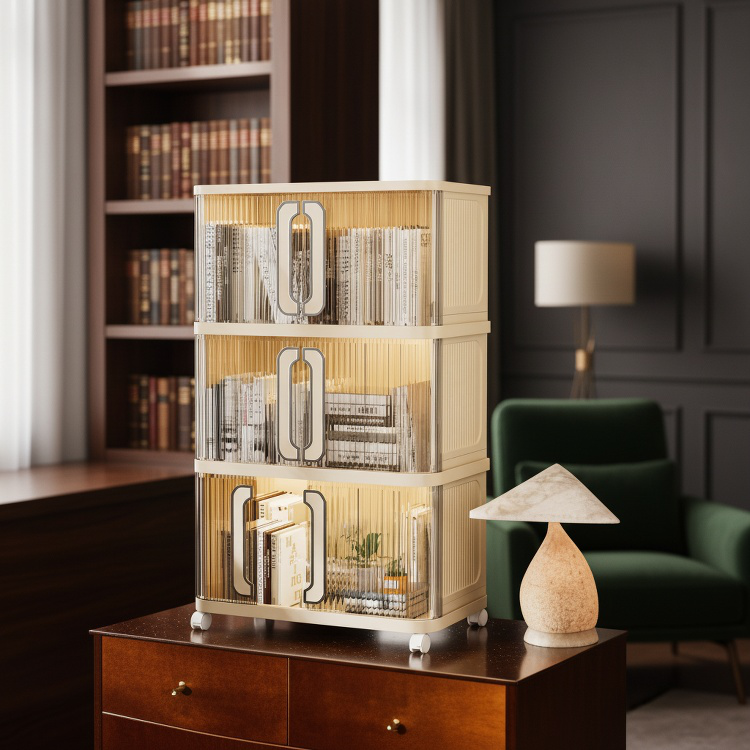 Multifunctional Foldable Storage Cabinet for Bedroom