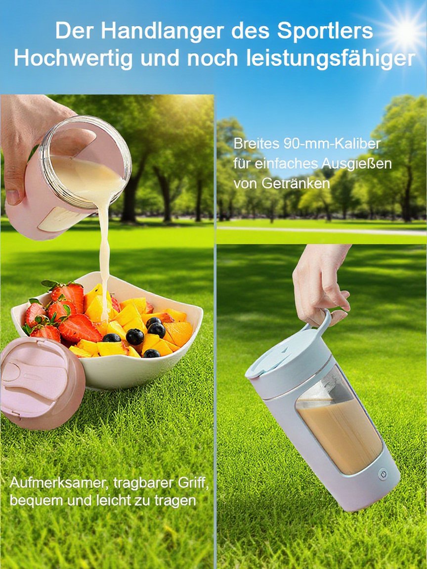 Automatischer tragbarer Shaker-Becher aus Kunststoff