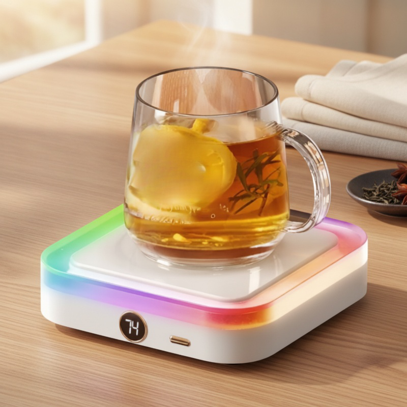 Regalo recomendado para Navidad, base calefactora multifuncional para bebidas