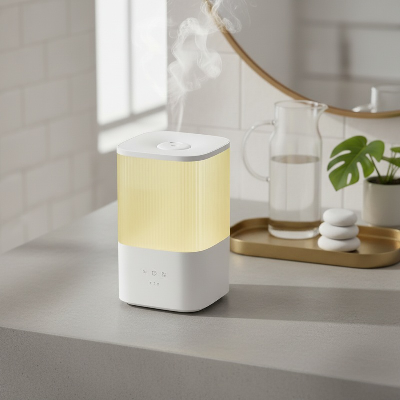 Silent Home Air Purifier, Large Capacity Quiet Humidifier